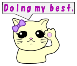 Chiara's cathy cats.English Ver.1 sticker #11154221