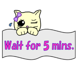 Chiara's cathy cats.English Ver.1 sticker #11154223