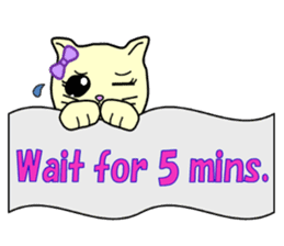 Chiara's cathy cats.English Ver.1 sticker #11154223