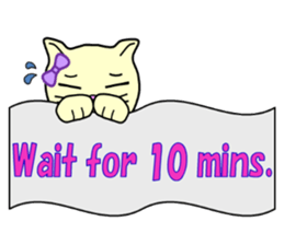 Chiara's cathy cats.English Ver.1 sticker #11154224