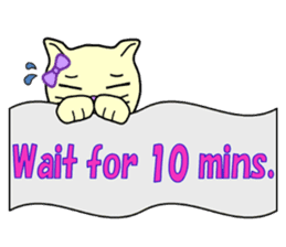 Chiara's cathy cats.English Ver.1 sticker #11154224