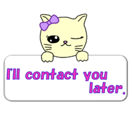 Chiara's cathy cats.English Ver.1 sticker #11154225