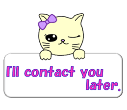 Chiara's cathy cats.English Ver.1 sticker #11154225