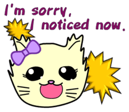 Chiara's cathy cats.English Ver.1 sticker #11154226