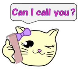 Chiara's cathy cats.English Ver.1 sticker #11154227