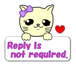 Chiara's cathy cats.English Ver.1 sticker #11154228