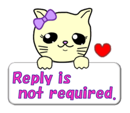 Chiara's cathy cats.English Ver.1 sticker #11154228