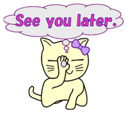 Chiara's cathy cats.English Ver.1 sticker #11154229