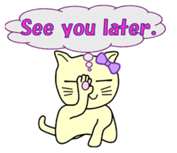 Chiara's cathy cats.English Ver.1 sticker #11154229