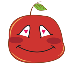 Fresh and Healthy Red Tomatoes, ver. 2 sticker #11154280