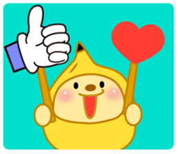 Banana bear place6 sticker #11154403