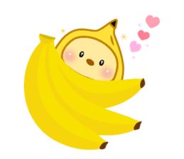 Banana bear place6 sticker #11154434