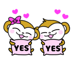 Too much liking, happy Sticker sticker #11154500