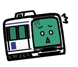Deformed the Tokai region of train. No.2 sticker #11154946