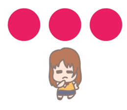 Big letter for high schoole girls sticker #11154998