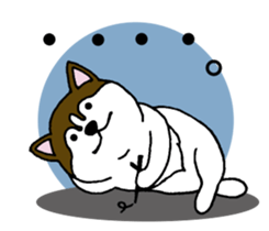 Lukewarm! Husky dog 3 sticker #11155090