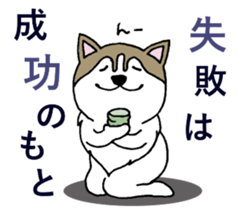 Lukewarm! Husky dog 3 sticker #11155107