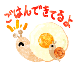 Snail of various shells sticker #11155692