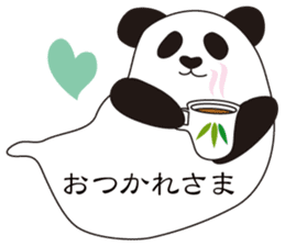 Balloon black-and-white panda sticker #11155966