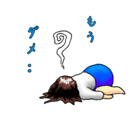 No make up girl sticker #11156260