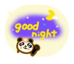 Morning glory flowers panda sticker #11156491