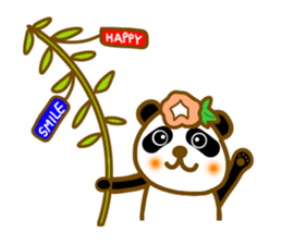 Morning glory flowers panda sticker #11156515