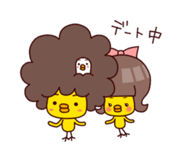 A Chick With Naturally Curly Hair 2nd. sticker #11156942