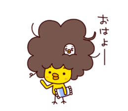 A Chick With Naturally Curly Hair 2nd. sticker #11156946