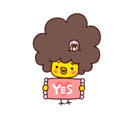 A Chick With Naturally Curly Hair 2nd. sticker #11156956
