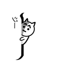 Silver cat1 sticker #11156998