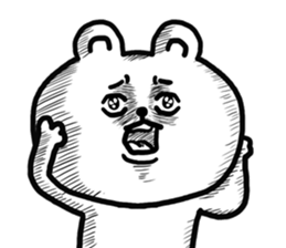 shiroi kumakuma sticker #11157176