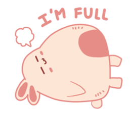 Pink Cotton Bun, ver 2 sticker #11158001