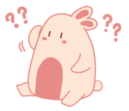 Pink Cotton Bun, ver 2 sticker #11158016