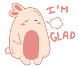 Pink Cotton Bun, ver 2 sticker #11158017