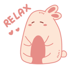 Pink Cotton Bun, ver 2 sticker #11158020