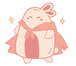 Pink Cotton Bun, ver 2 sticker #11158028