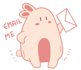 Pink Cotton Bun, ver 2 sticker #11158038