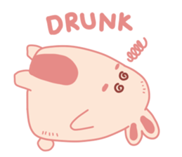 Pink Cotton Bun, ver 2 sticker #11158039