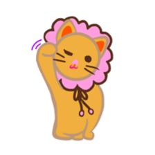 MOMO Ribbon-chan and the circus troupe sticker #11159471