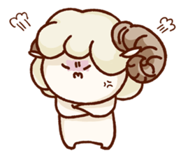 Chillin sheep nagomi Sticker sticker #11160002