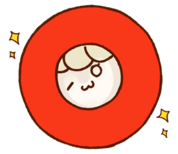 Chillin sheep nagomi Sticker sticker #11160010