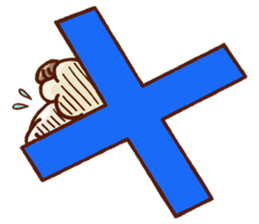 Chillin sheep nagomi Sticker sticker #11160011