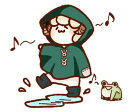 Chillin sheep nagomi Sticker sticker #11160015