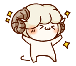 Chillin sheep nagomi Sticker sticker #11160021