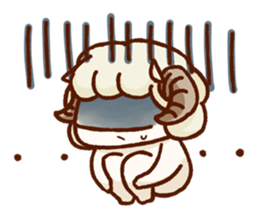 Chillin sheep nagomi Sticker sticker #11160025