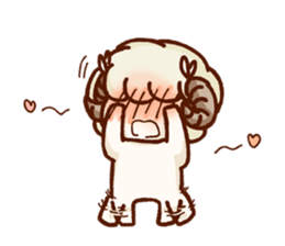 Chillin sheep nagomi Sticker sticker #11160027