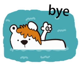 Polar bear bear sticker #11161239