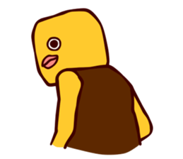 Face of Bird sticker #11161554