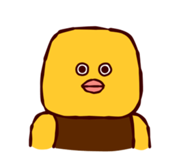 Face of Bird sticker #11161559