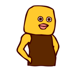 Face of Bird sticker #11161560